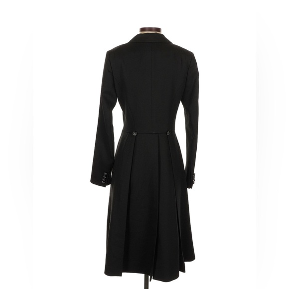 Ralph Lauren Long Coat Dress Black Tuxedo Jacket Wool Tailored Vintage NWT$1298 - Picture 4 of 6
